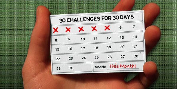 30 Challenges for 30 Days