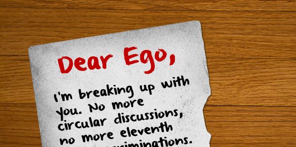 Ego Gets The Boot: Letter Found On Kitchen Table