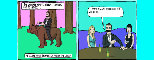 The Most Übermensch Man in the World: A Comic That Would Make Nietzsche Chuckle