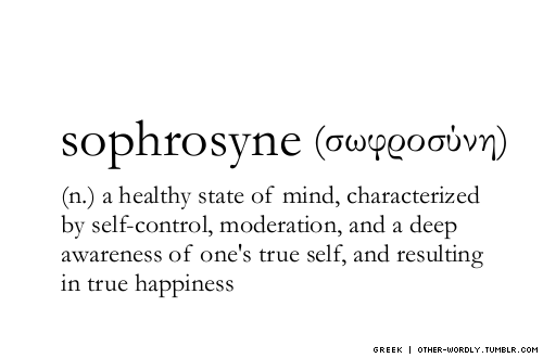 sophrosyne