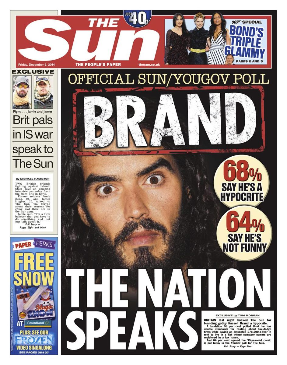 russell brand hypocrite