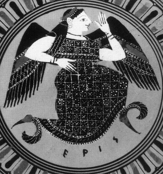Eris, Greco-Roman goddess of chaos. Worshipped by Discordians. Photo Credit: Public Domain