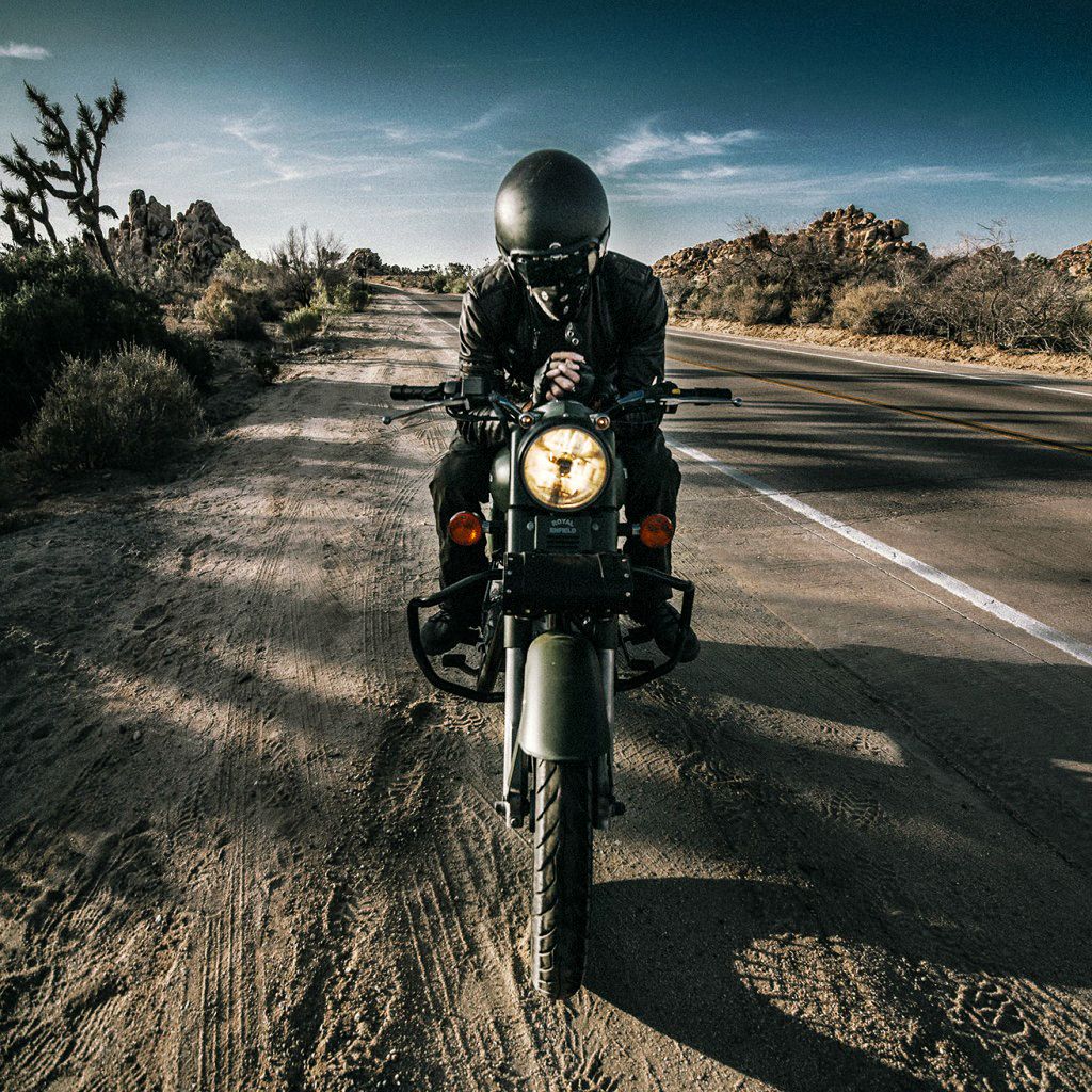 justin alexander on motorbike