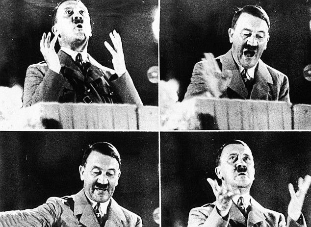 adolf hitler giving angry speech