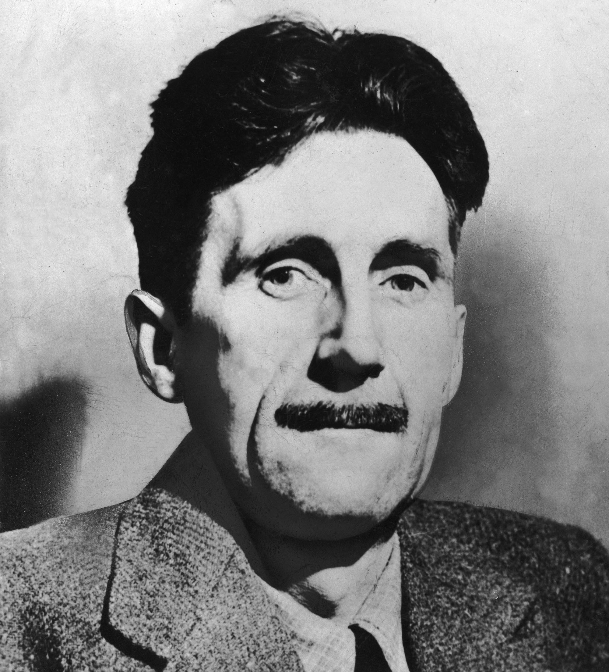 george orwell's face