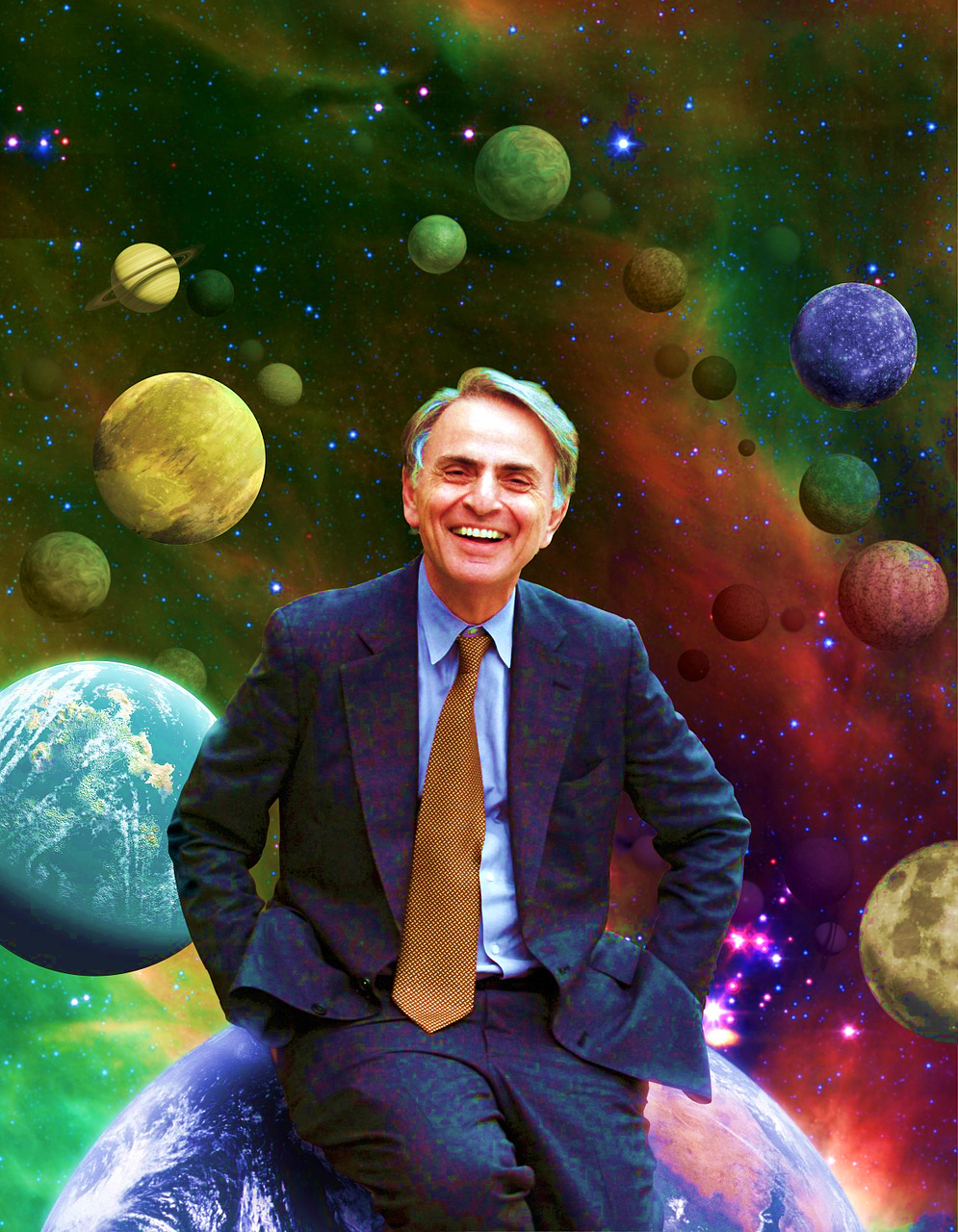 carl sagan contact novel pale blue dot star stuff love peace cannabis