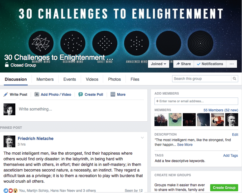 30 Challenges to Enlightenment challenge yourself highexistence life experiment nietzsche