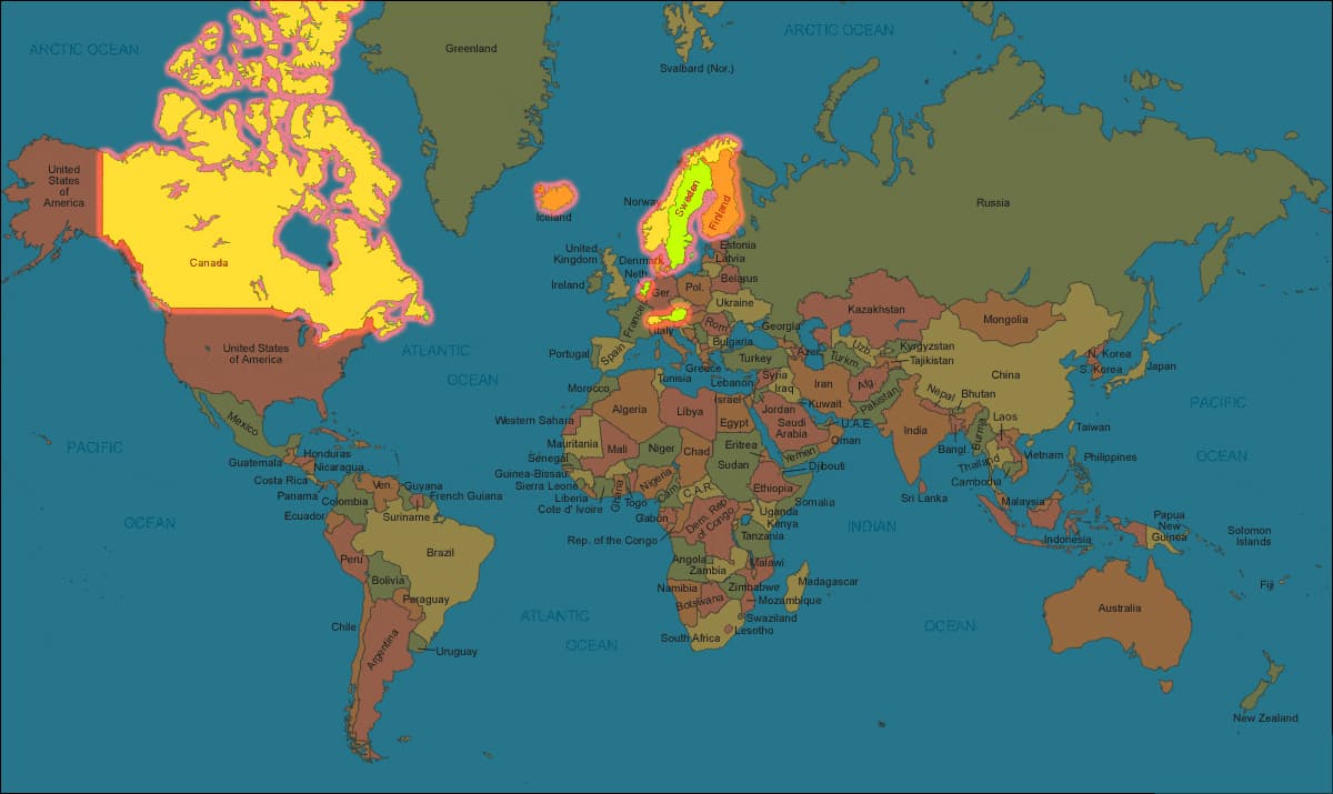 Cold Showers Happiest Countries