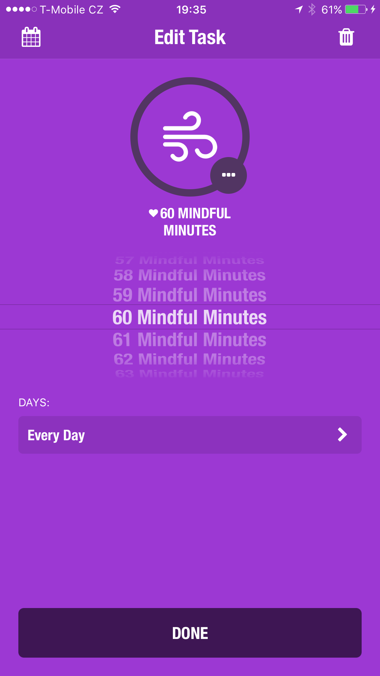 streaks mindful minutes