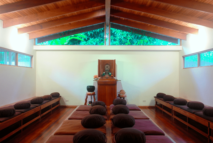 meditation retreat sesshin black mirror