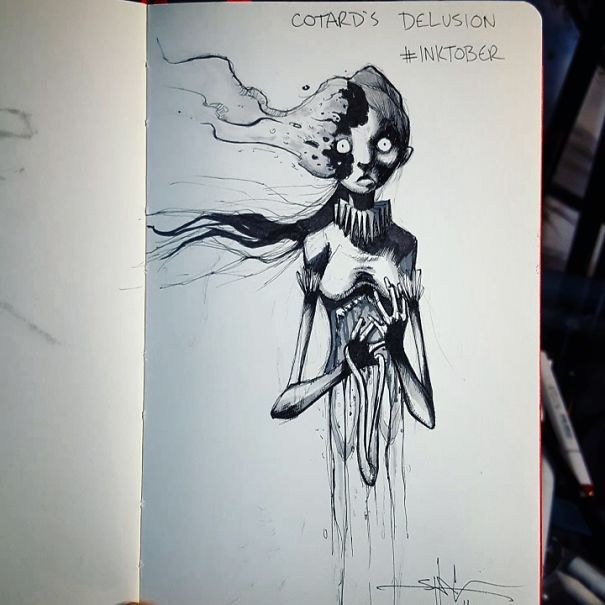 18 Disturbing Mental Illness and Depression Drawings HighExistence
