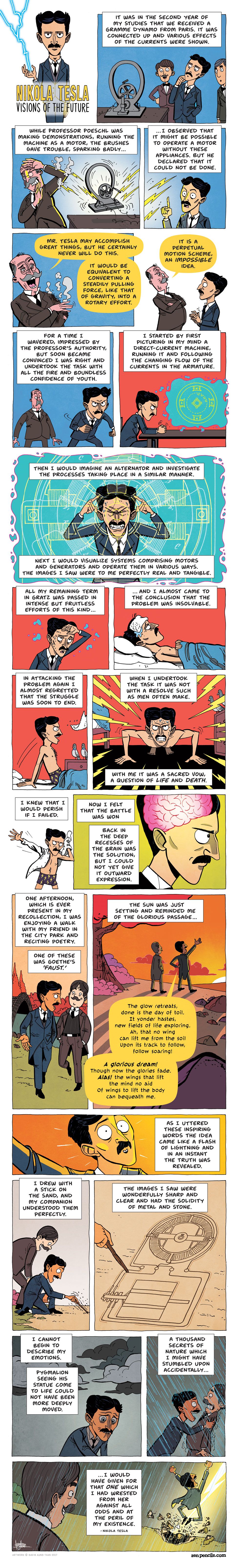 Nikola Tesla Comic