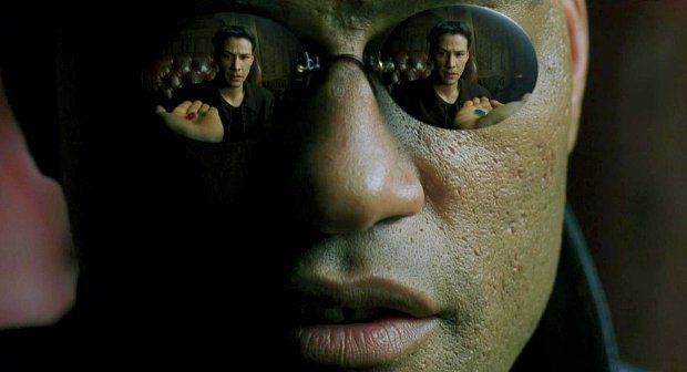 the matrix pill scene