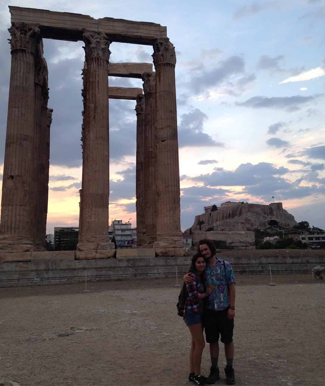 With my lovely girlfriend Jacki in Athens, Greece in 2016.