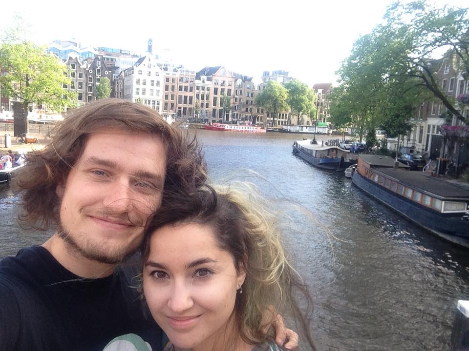 Jacki and I in Amsterdam, 2016.