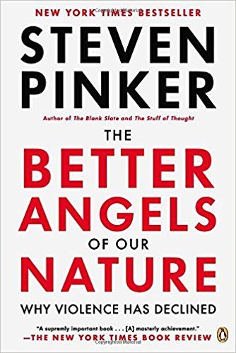 better angels nature steven pinker epic book list