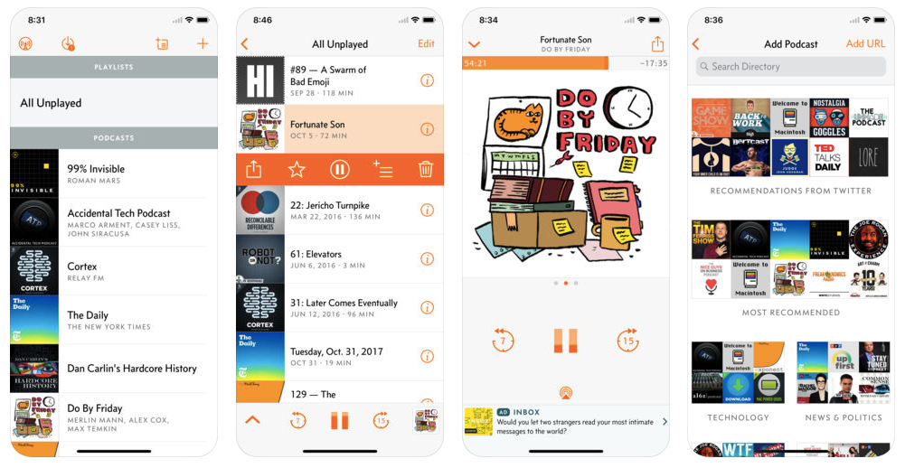 overcast podcast app