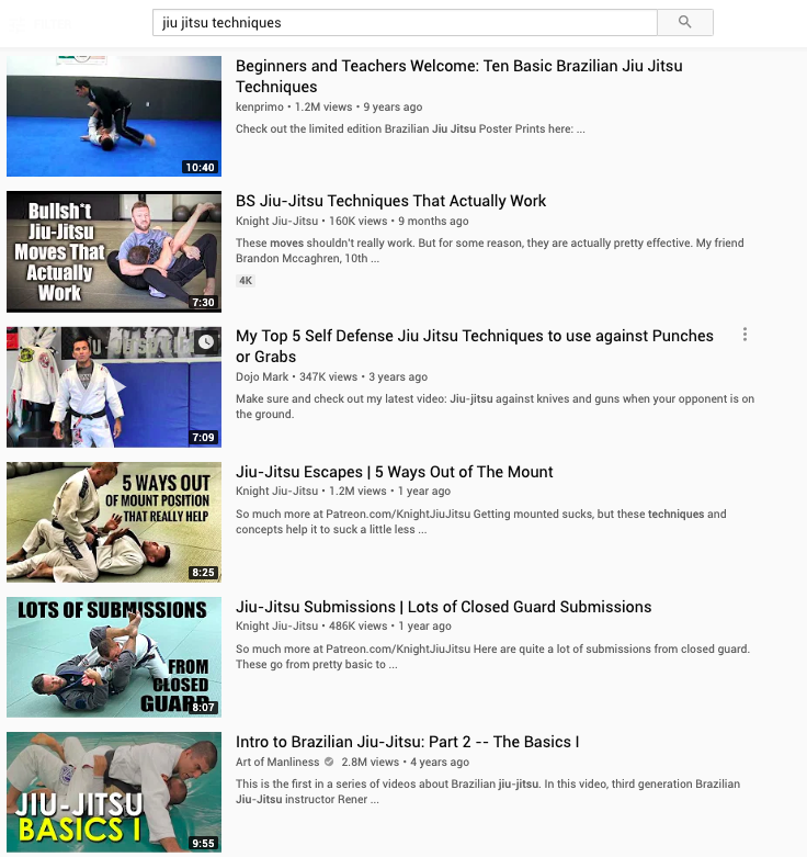 bjj tips screenshot youtube